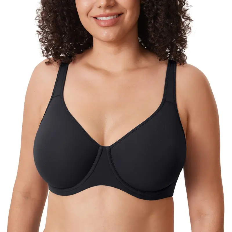 Plus Size Minimizer Bra – Full Coverage, Seamless, Cool Comfort Daily Fit - Image 7