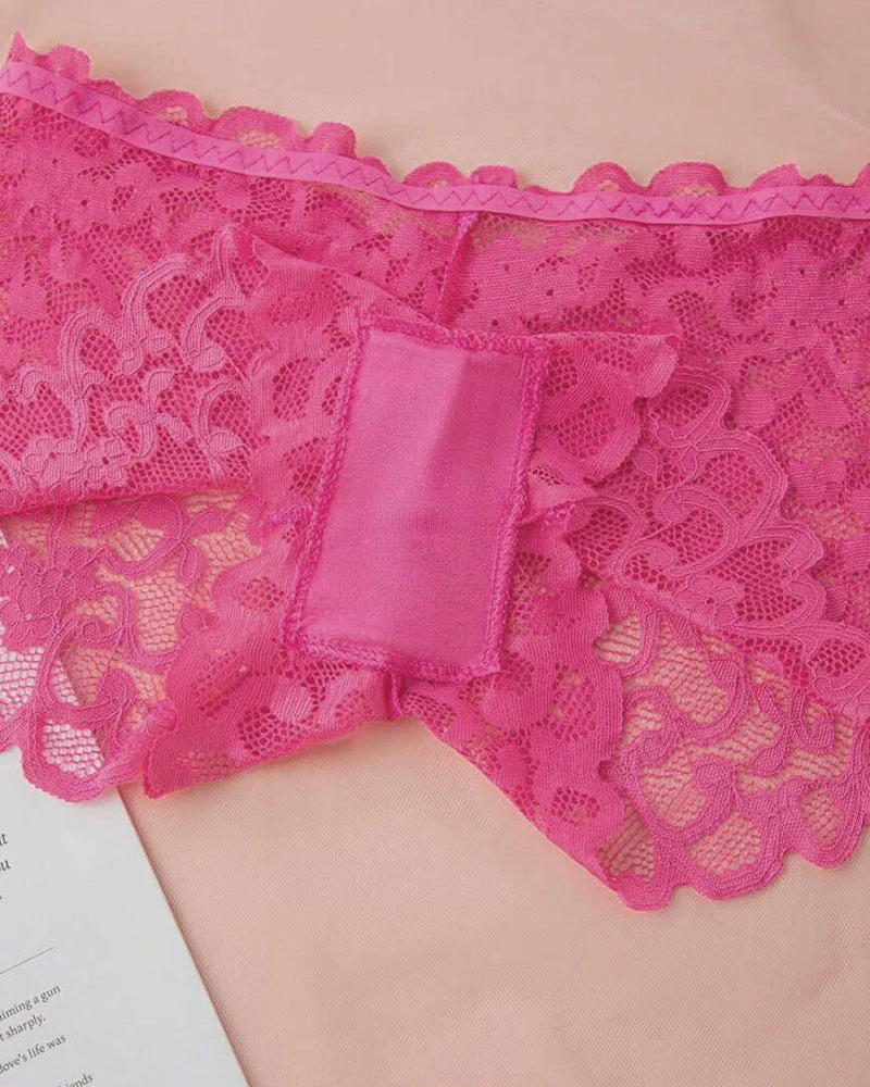 Romantic Lace Bralette & Panty Bundle - Image 15