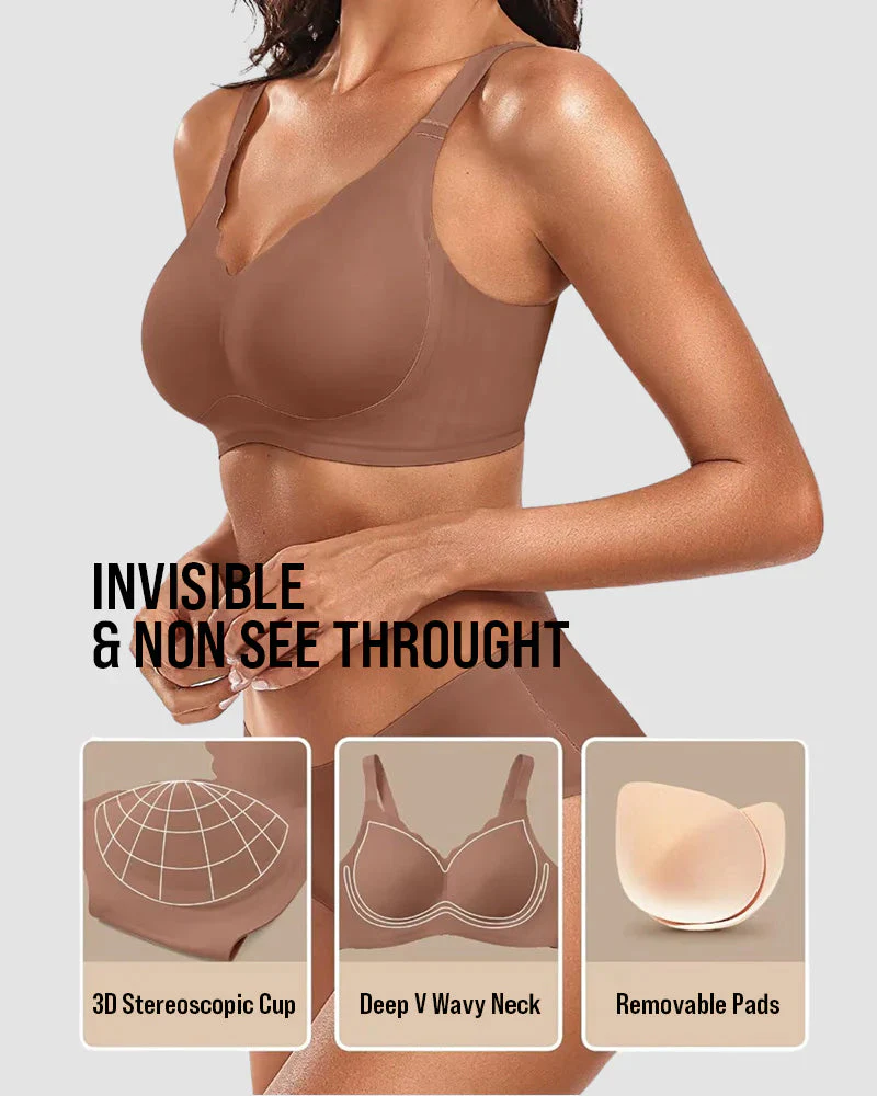 Seamless Comfort Smoothing Push Up Bra - Image 4