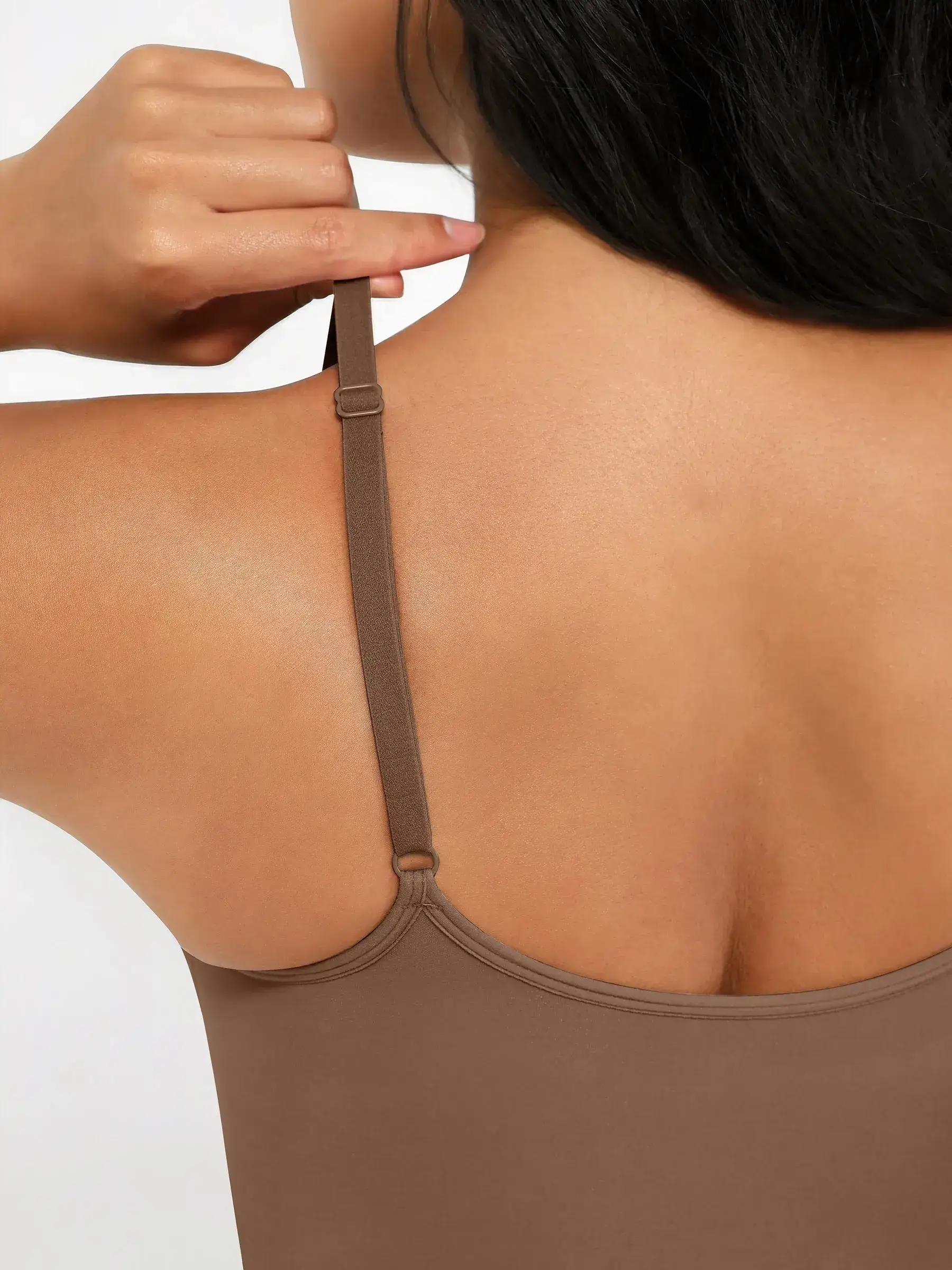 Seamless Covered Bust Jumpsuit Thong Bodysuit Fit - Image 16