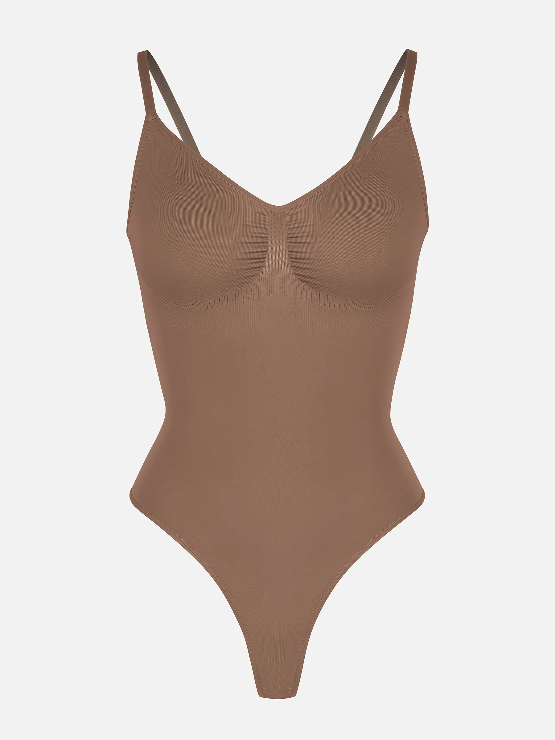 Seamless Covered Bust Jumpsuit Thong Bodysuit Fit - Image 17