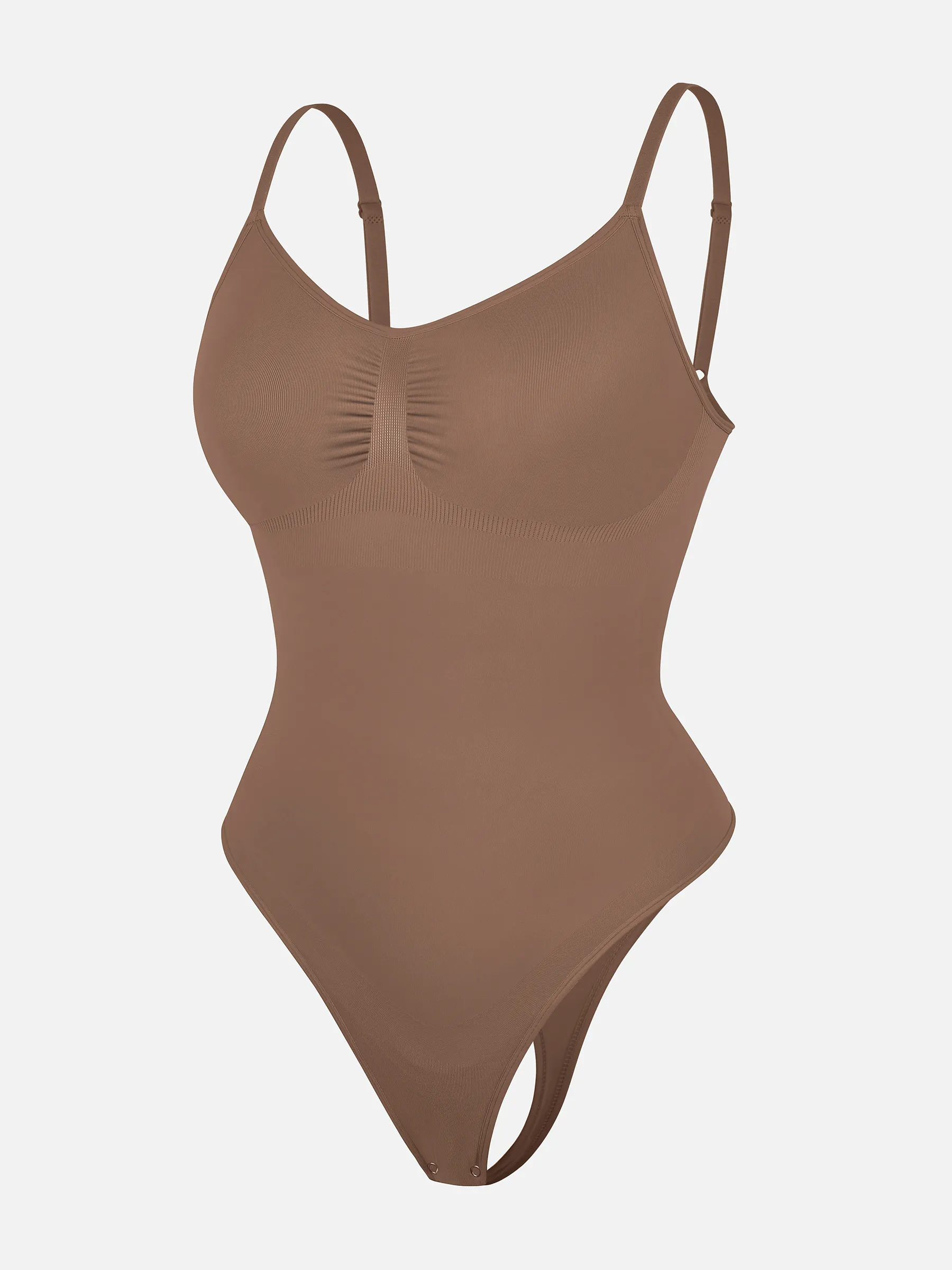 Seamless Covered Bust Jumpsuit Thong Bodysuit Fit - Image 18