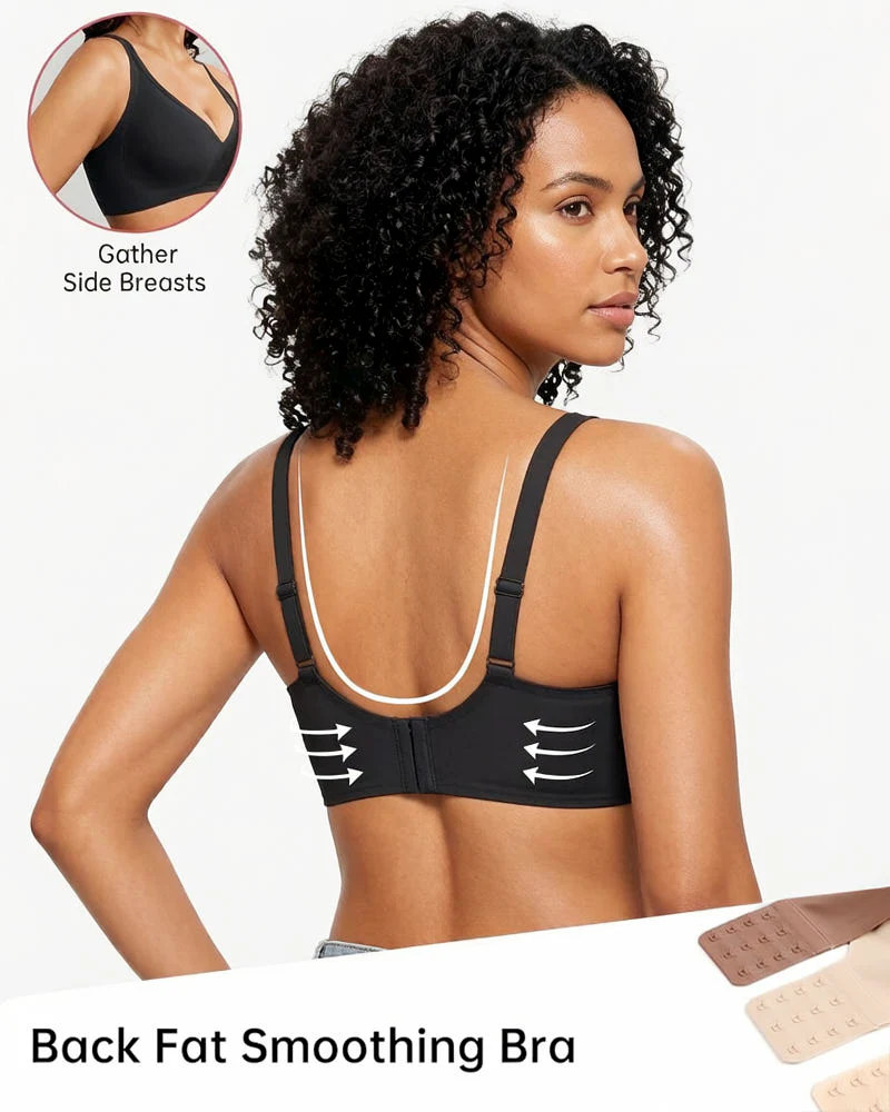Deep V Seamless Wireless Push Up Bras for Women - Image 10
