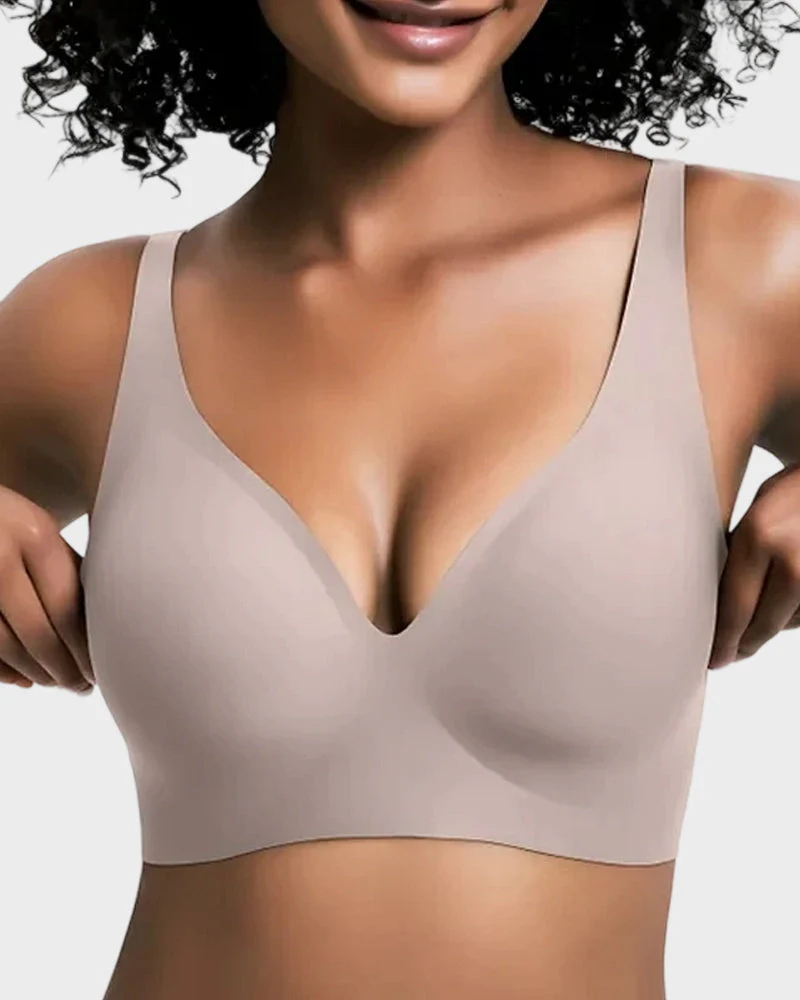 Deep V Seamless Wireless Push Up Bras for Women - Image 12