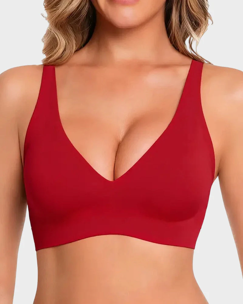 Deep V Seamless Wireless Push Up Bras for Women - Image 16