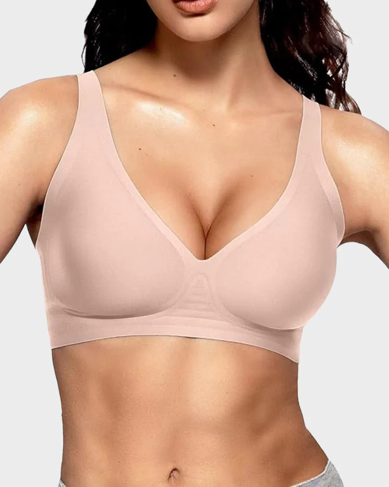 Deep V Seamless Wireless Push Up Bras for Women - Image 5