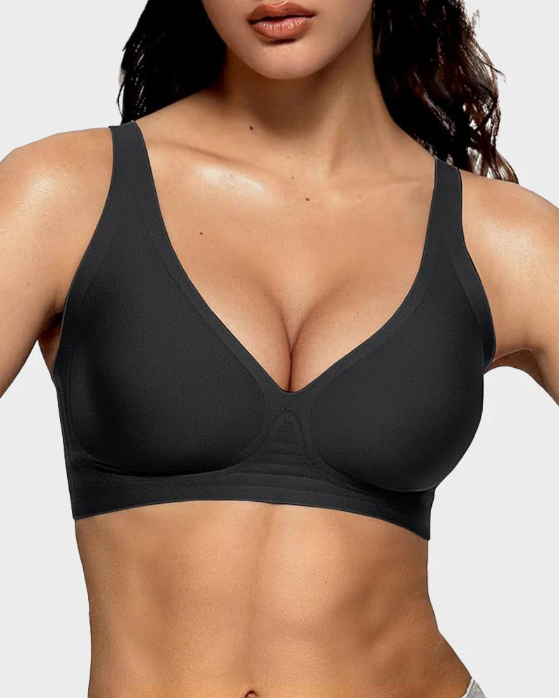 Deep V Seamless Wireless Push Up Bras for Women - Image 8