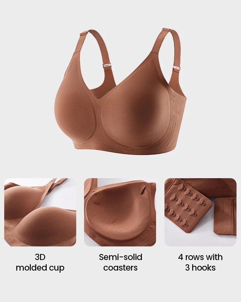 Seamless Deep V Push-Up Wireless Bra For Women - Image 11