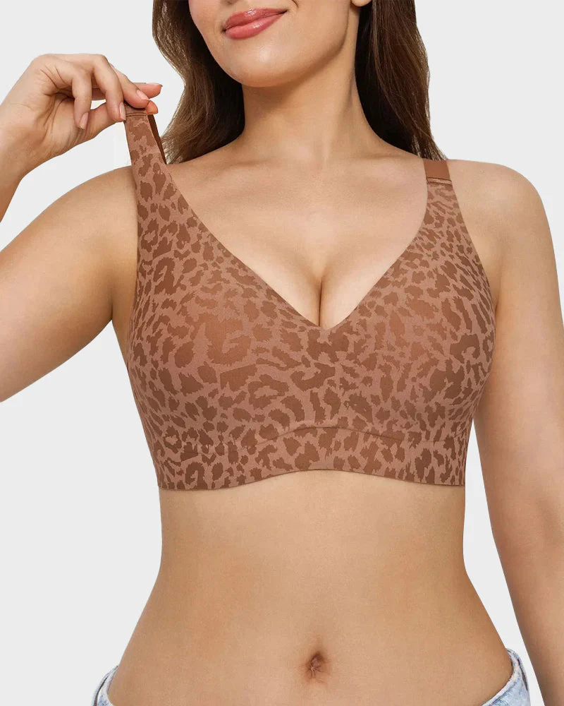 Seamless Deep V Push-Up Wireless Bra For Women - Image 17