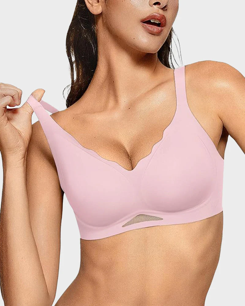 Seamless Soft Comfort Wireless Mesh Bra - Image 12