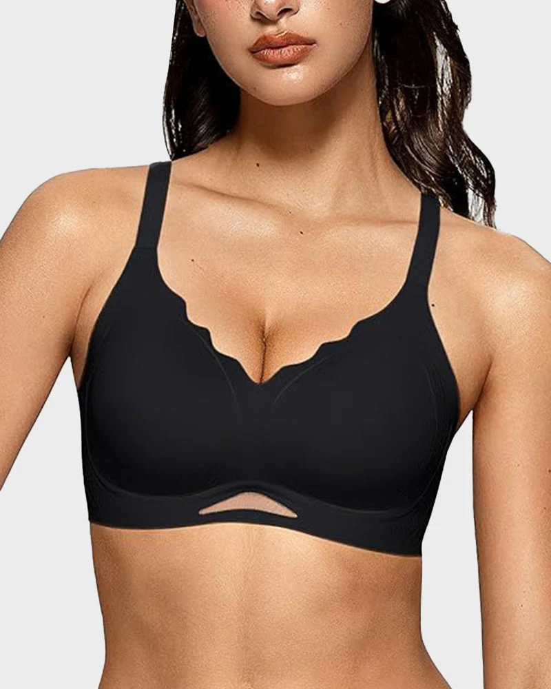 Seamless Soft Comfort Wireless Mesh Bra - Image 2
