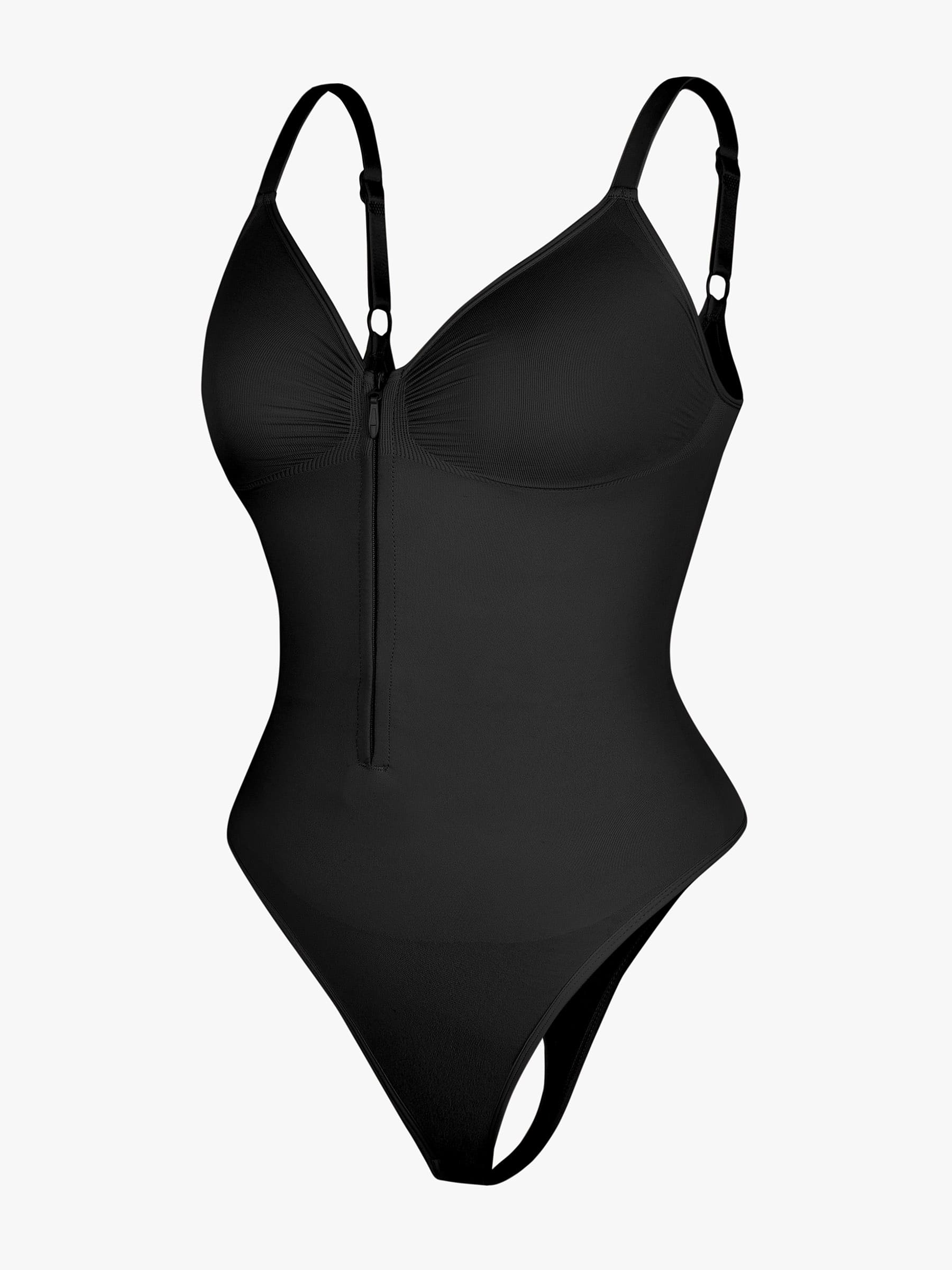 Shape-curve Tummy Control Seamless Zipper Shaping Bodysuit - Image 33
