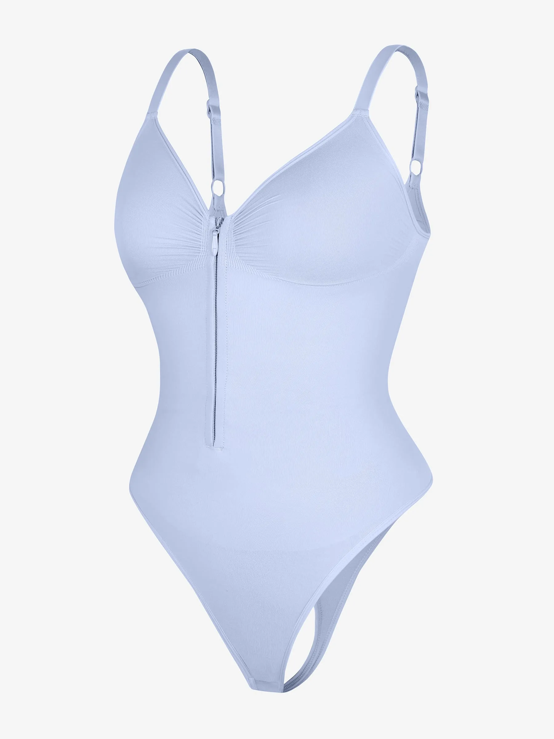 Shape-curve Tummy Control Seamless Zipper Shaping Bodysuit - Image 66