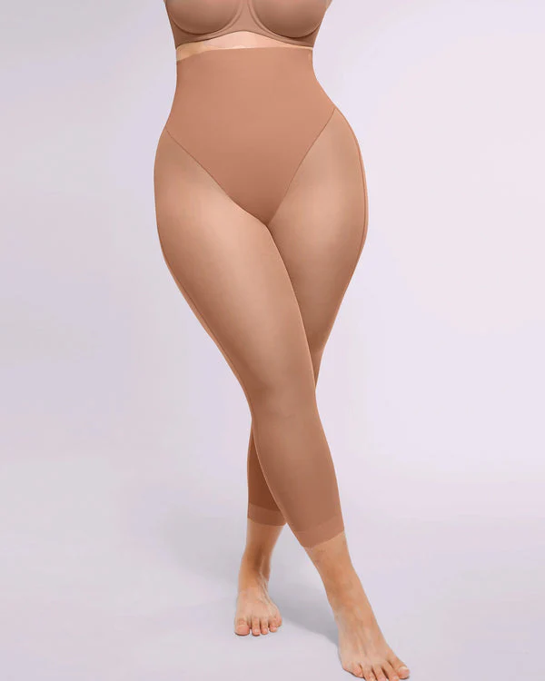 Shapecurve 3D Butt-Lifting Mesh Capri Tights - Image 23