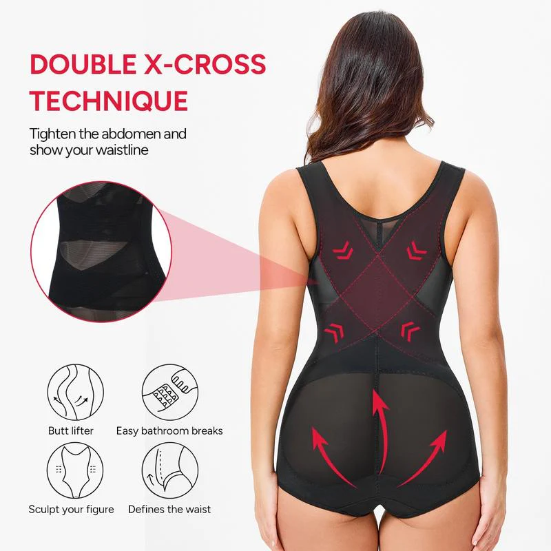 Shapecurve Shapewear Bodysuit Mesh Breathable, Invisible Tummy Control - Image 3
