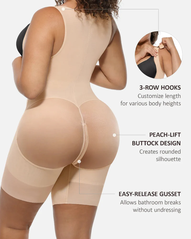 Shapecurve U-Shaped Tummy Control Butt Lift Shaper Bodysuit - Image 11