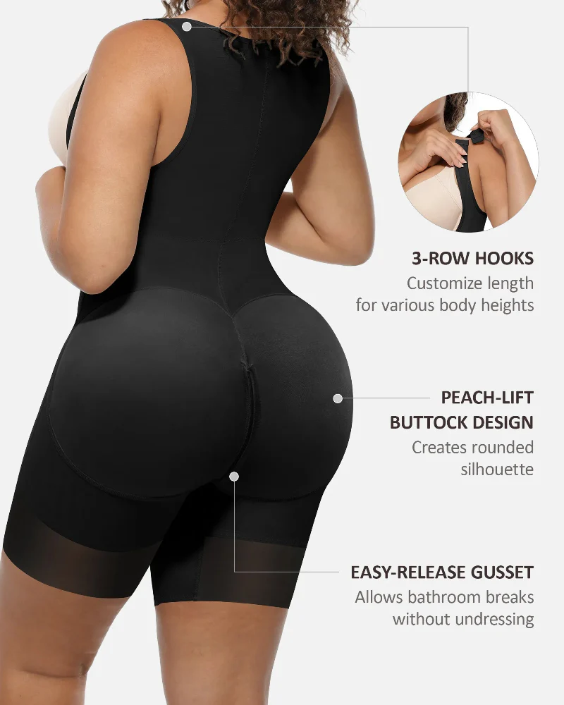 Shapecurve U-Shaped Tummy Control Butt Lift Shaper Bodysuit - Image 3