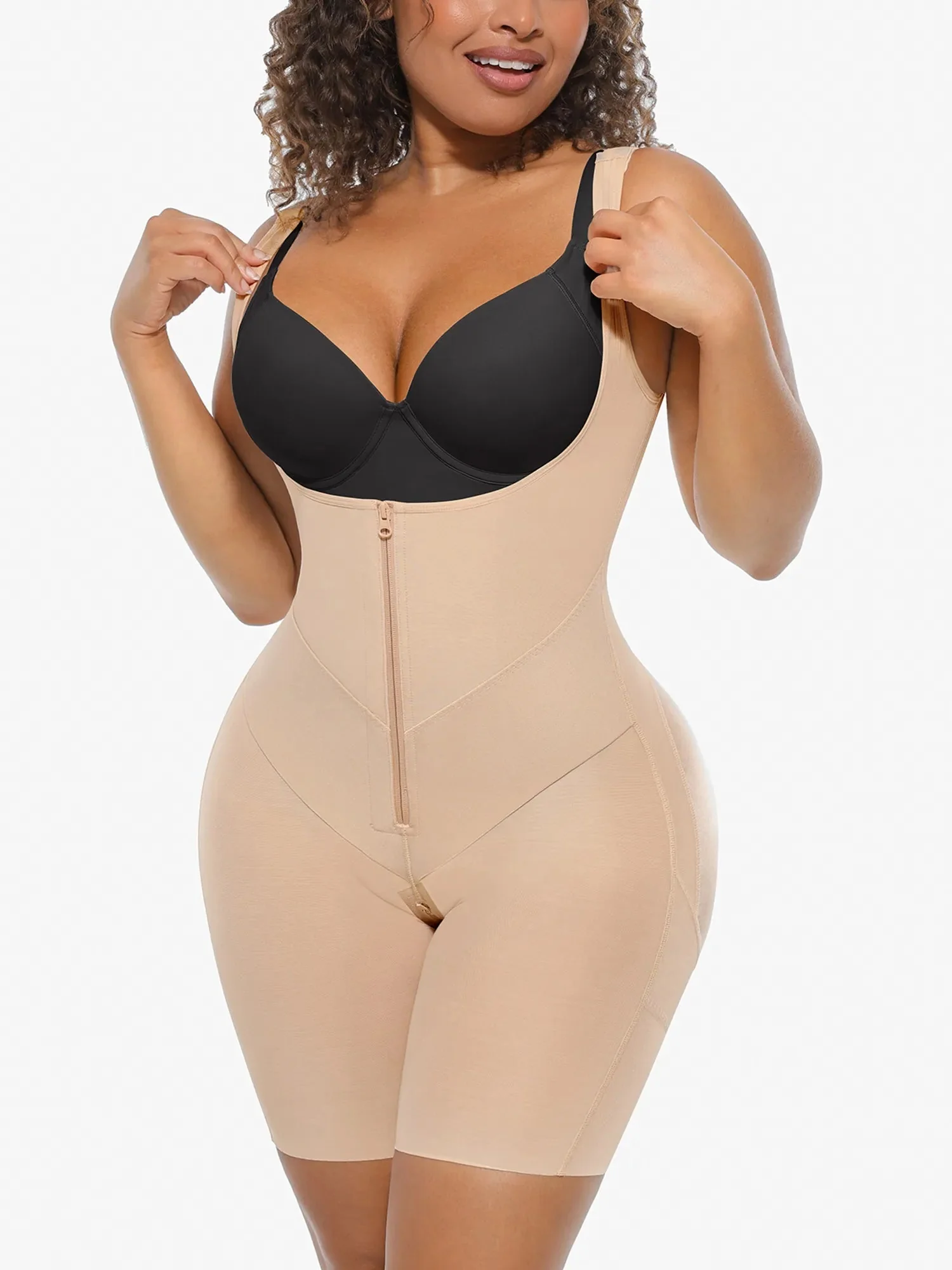 Shapecurve U-Shaped Tummy Control Butt Lift Shaper Bodysuit - Image 9