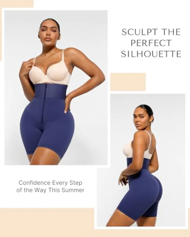 SHAPECURVE Women High Waist Leggings Tummy Control ElasticFuse Waistband Shaping Leggings Waist Trainer Yoga Pants - Image 3