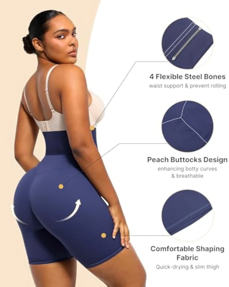 SHAPECURVE Women High Waist Leggings Tummy Control ElasticFuse Waistband Shaping Leggings Waist Trainer Yoga Pants - Image 5