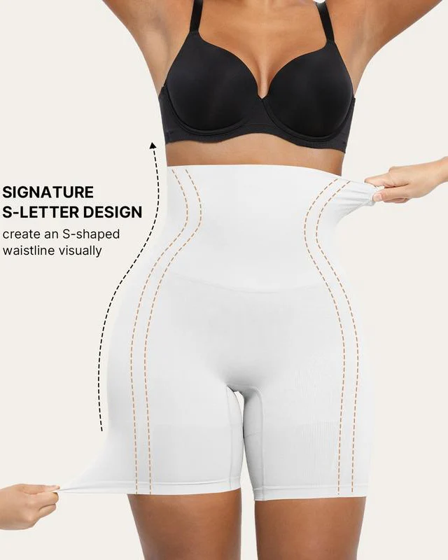 Shapewear Sculpting Shorts for Women Seamless High Waisted Body Shaper Thigh Slimming Underwear - Image 10