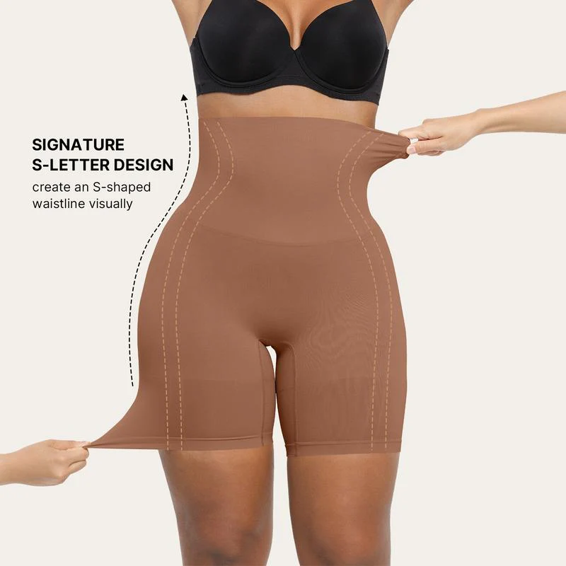 Shapewear Sculpting Shorts for Women Seamless High Waisted Body Shaper Thigh Slimming Underwear - Image 12
