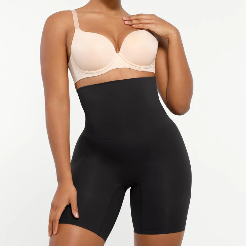 Shapewear Sculpting Shorts for Women Seamless High Waisted Body Shaper Thigh Slimming Underwear - Image 15