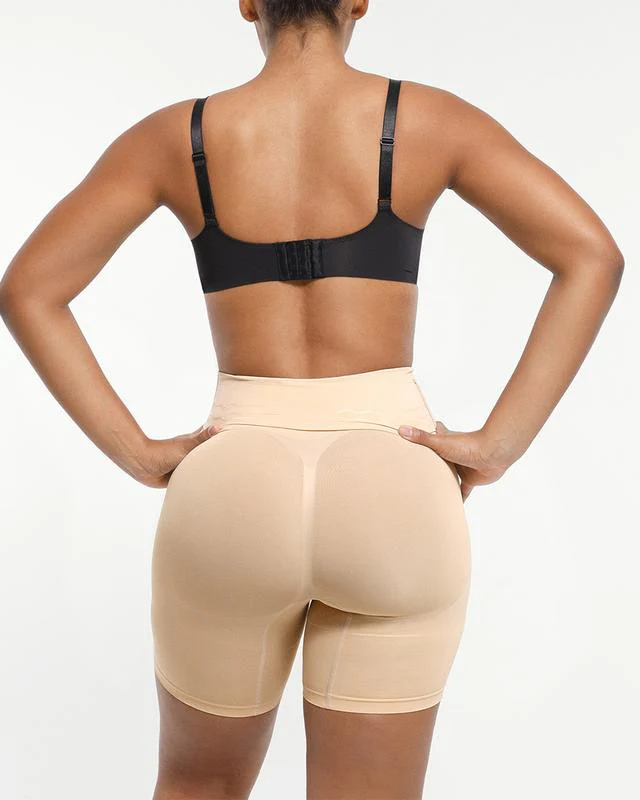 Shapewear Sculpting Shorts for Women Seamless High Waisted Body Shaper Thigh Slimming Underwear - Image 4