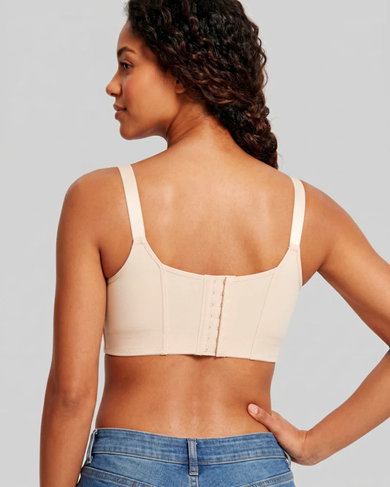 Push-Up Back Smoothing Bra-Brown - Image 11