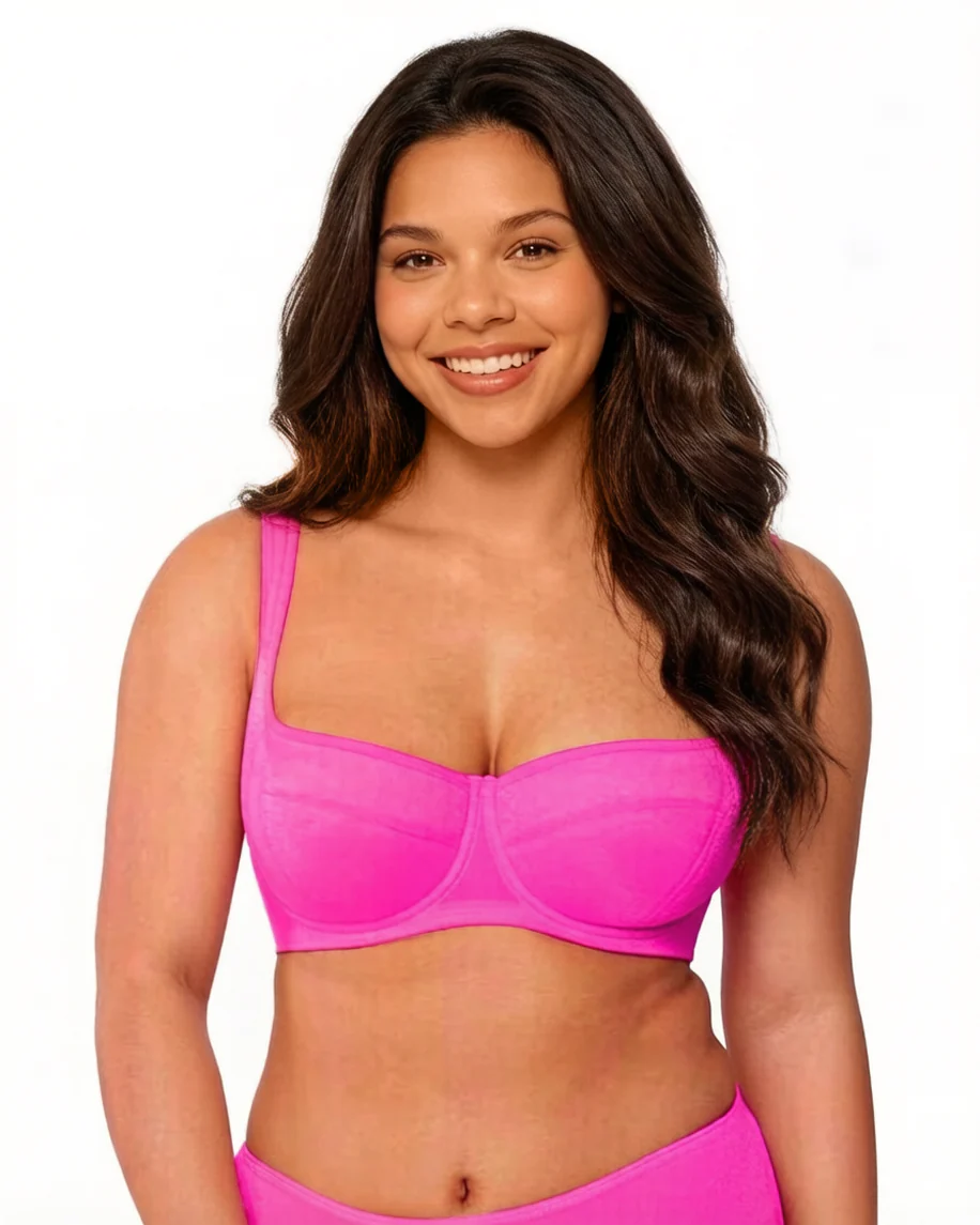 Lightly Padded Balconette Bra – Soft Fit & Natural Lift - Image 5