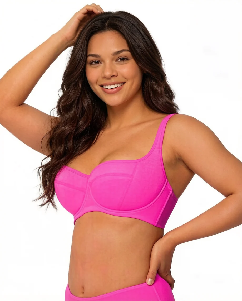 Lightly Padded Balconette Bra – Soft Fit & Natural Lift - Image 6