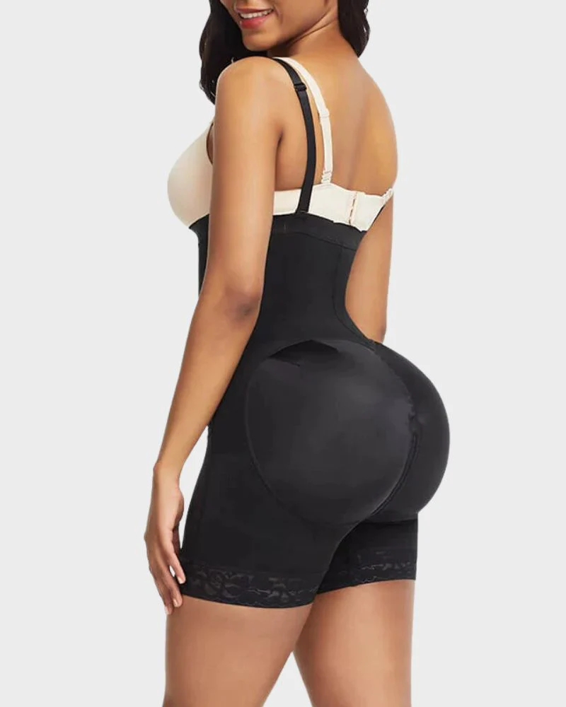Side Zip Shaping Bodysuit - Image 5