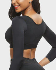 Slimming Arm Front Closure Bra Tank Shapewear - Image 4