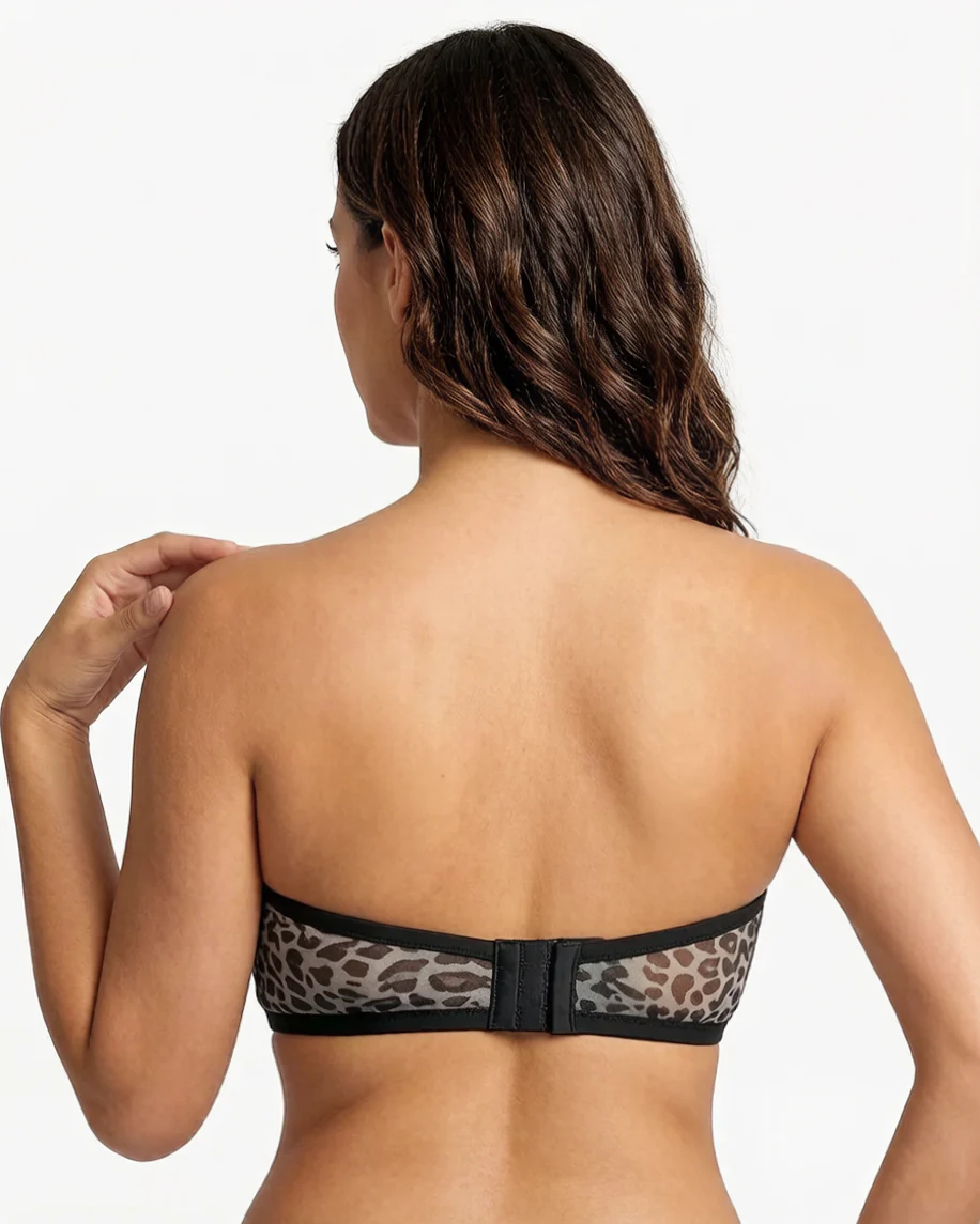 Strapless Mesh Bra with Underwire Lift and Sculpting Fit - Image 12