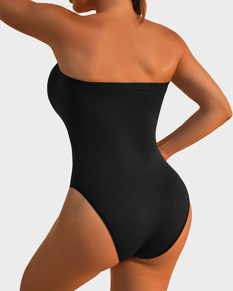 Strapless Tummy Control Sculpting Bodysuit - Image 4