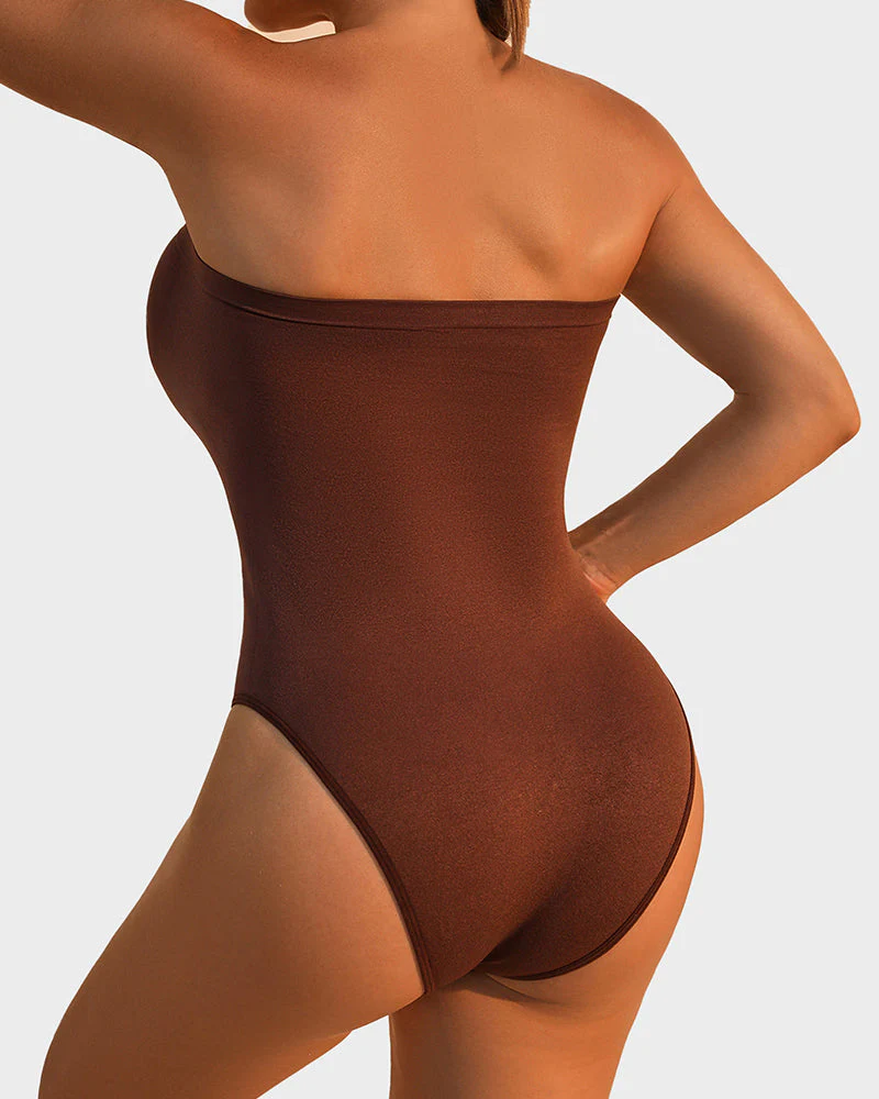 Strapless Tummy Control Sculpting Bodysuit - Image 6