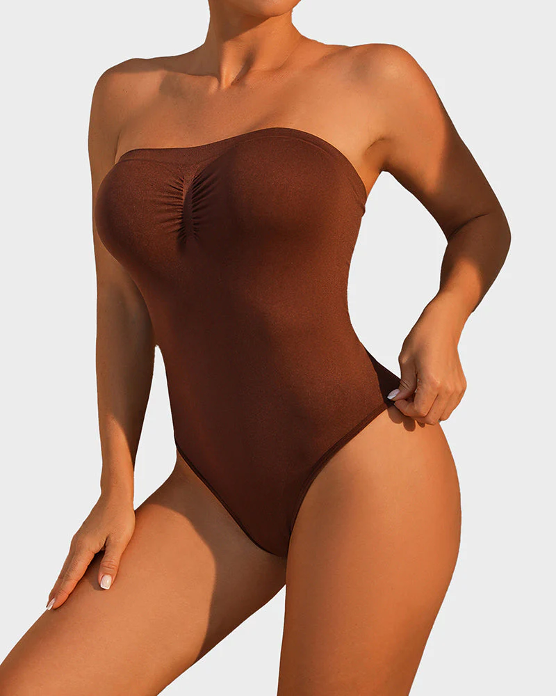 Strapless Tummy Control Sculpting Bodysuit - Image 7