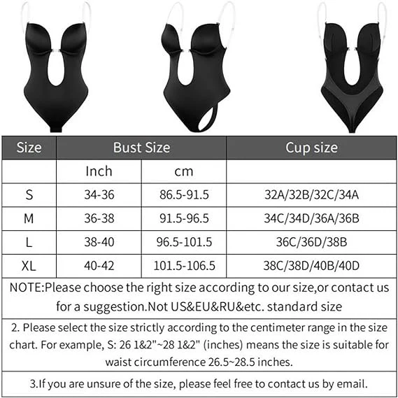 Strapless U Plunge Thong Bodysuit - Image 20