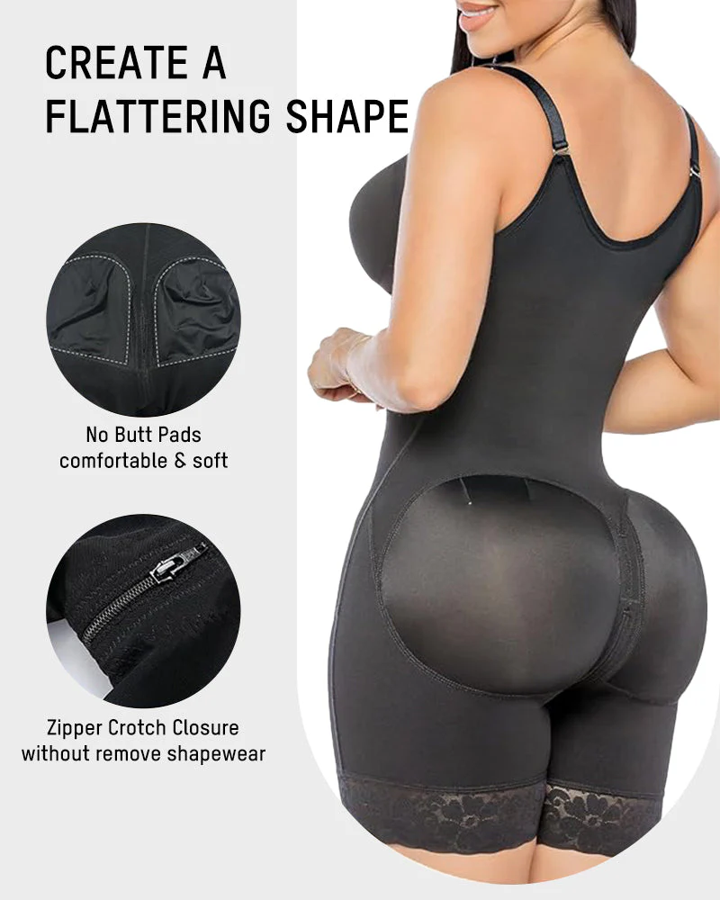 Tummy Control Butt Lifter Shaper with Zipper Crotch Fajas Colombianas - Image 10
