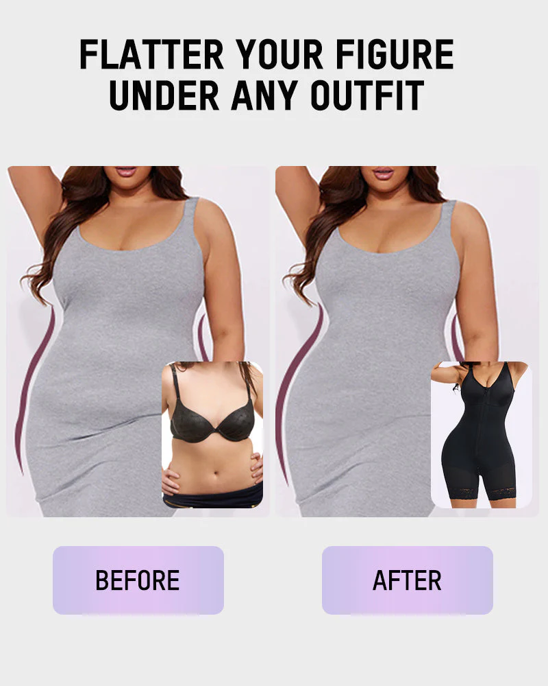 Tummy Control Butt Lifter Shaper with Zipper Crotch Fajas Colombianas - Image 11