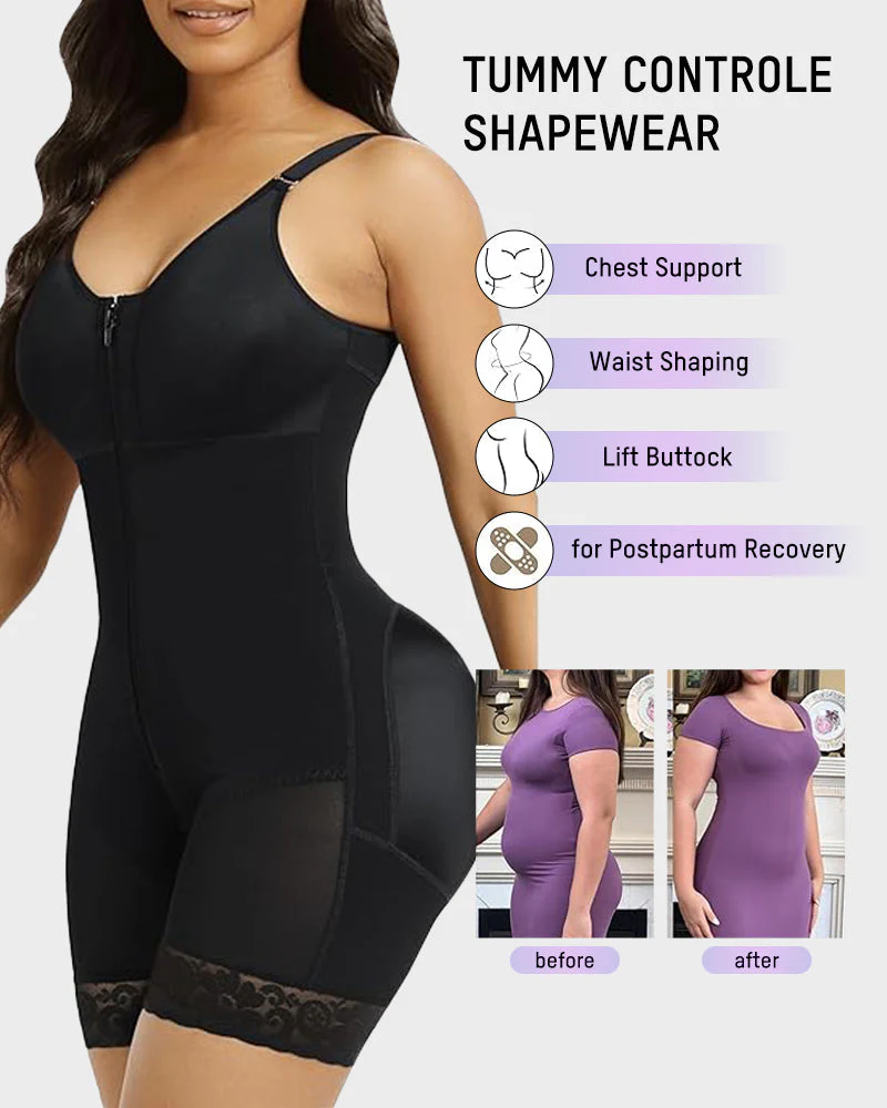 Tummy Control Butt Lifter Shaper with Zipper Crotch Fajas Colombianas - Image 14