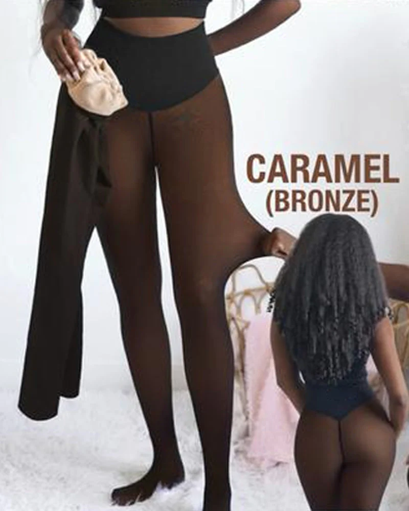 Viral One-Seam Shaping Fleece Tights - Image 10