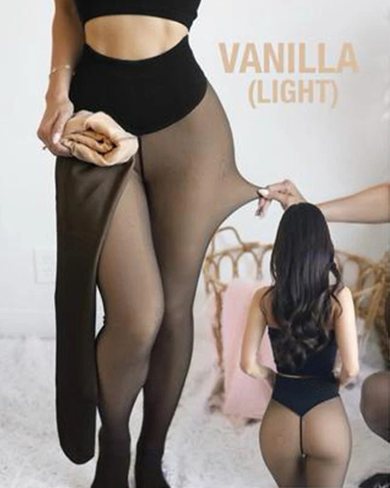Viral One-Seam Shaping Fleece Tights - Image 12