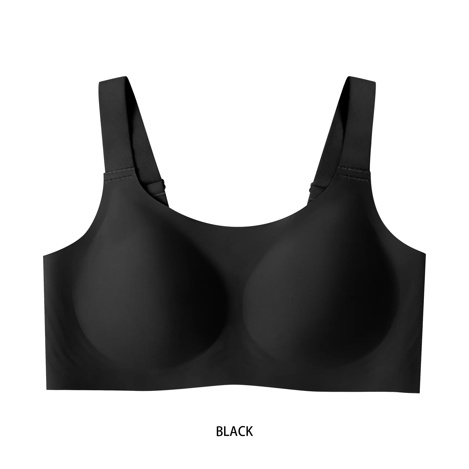 Wireless Full Coverage Jelly Bra with Breathable Straps - Image 10