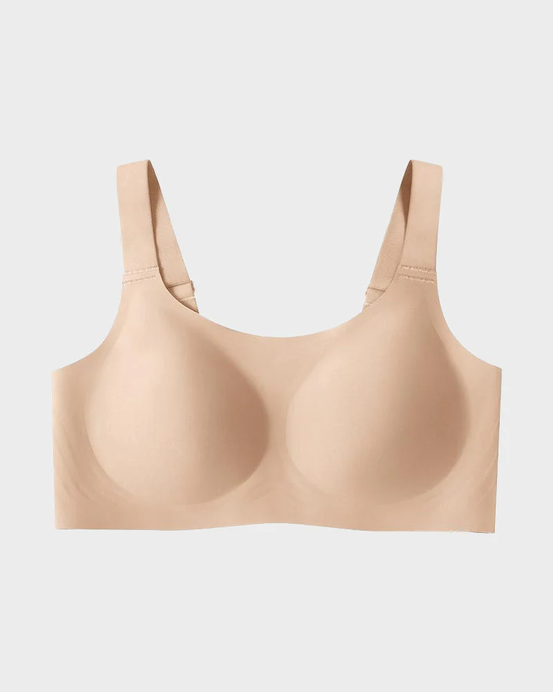 Wireless Full Coverage Jelly Bra with Breathable Straps - Image 5