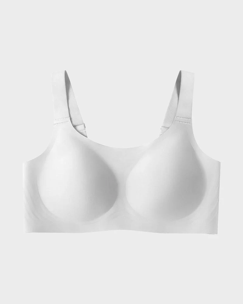 Wireless Full Coverage Jelly Bra with Breathable Straps - Image 9