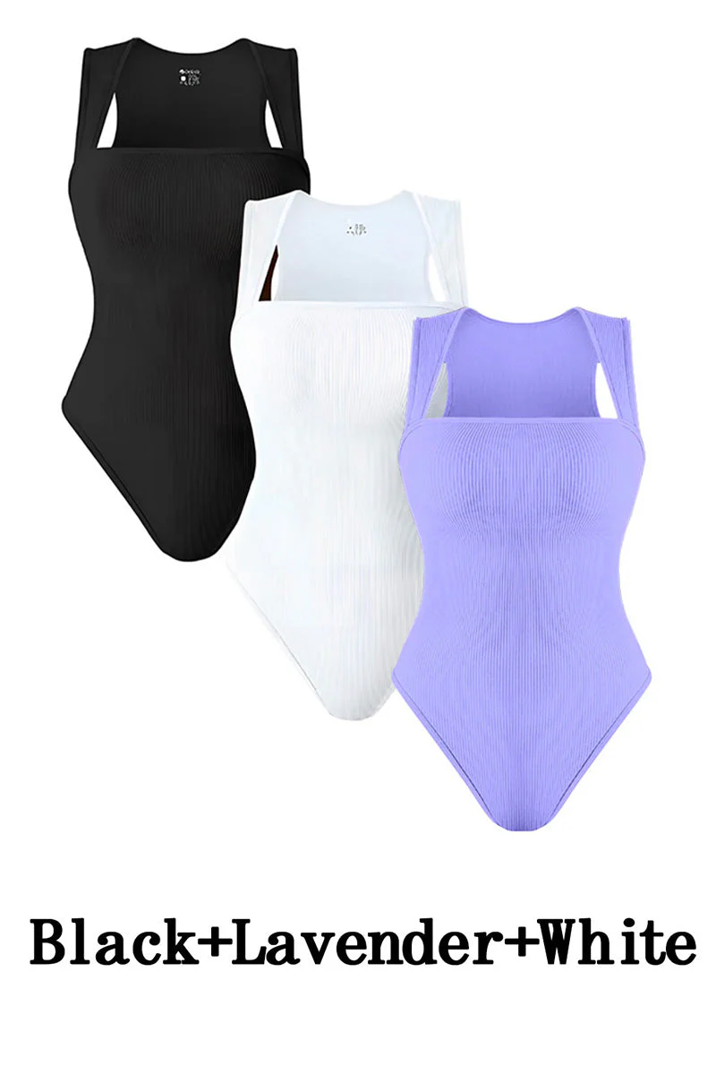 Sleeveless Tummy Control Tank Tops Bodysuits - Image 26
