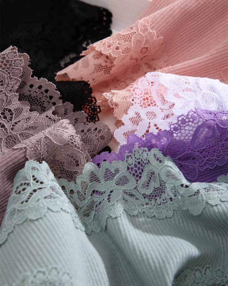 Women's Cotton Panties Lace Low Rise - Image 7