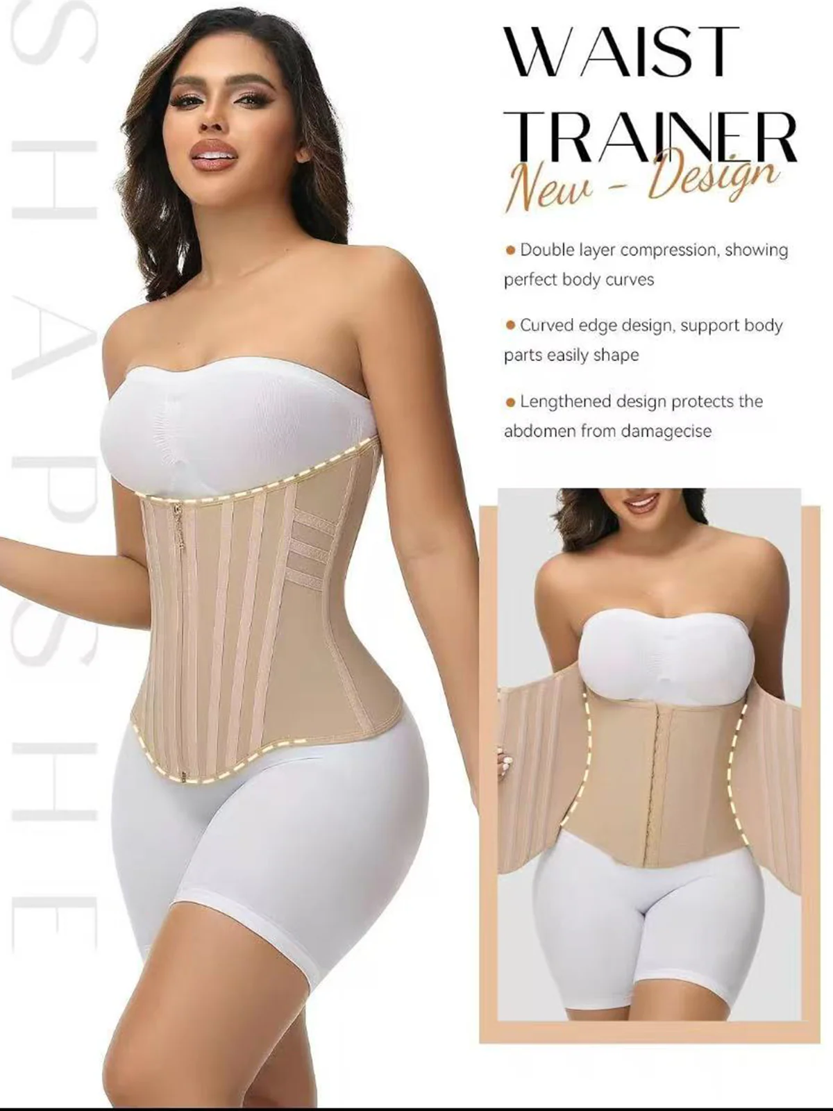 Women's Double Layer Pressure Waist And Abdomen Belt - Image 10