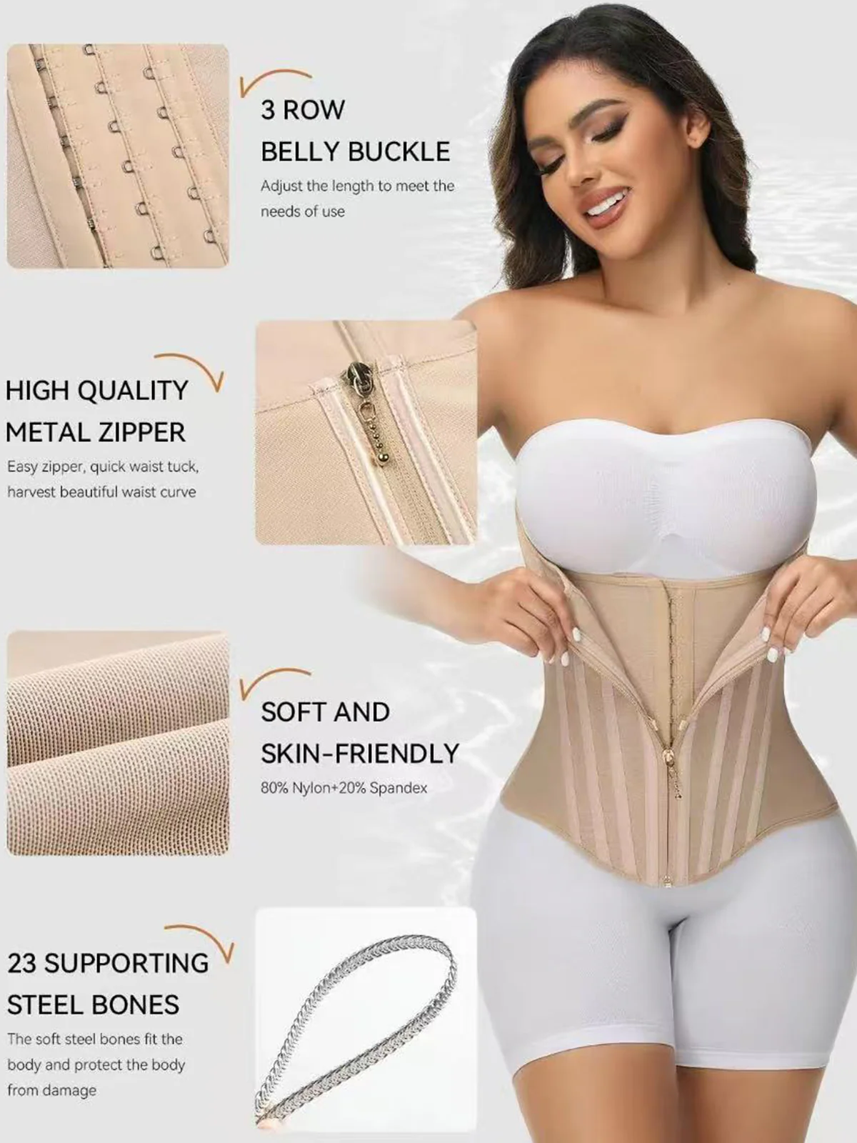 Women's Double Layer Pressure Waist And Abdomen Belt - Image 7